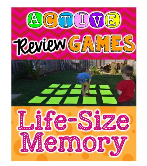 Using Active Review Games in the Classroom - One Stop Teacher Shop *Use heavy card stock so paper won't blow away. Classical Learning, Games In The Classroom, Life Size Games, Staar Review, Ron Clark, Math Review Game, Glow Games, Testing Motivation, Grammar Games