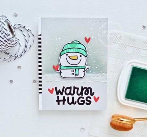 Paper Smooches - Kim Hughes on Instagram: “With all the crazy winter weather this past weekend, warm hugs are appreciated ❤❤❤⁣ .⁣ @savannahland2 used the @papersmooches Winter Wishes…” Old To New, Winter Wishes, Paper Smooches, Warm Hug, Winter Cards, The Crazy, Winter Weather, Card Inspiration, Hello Everyone