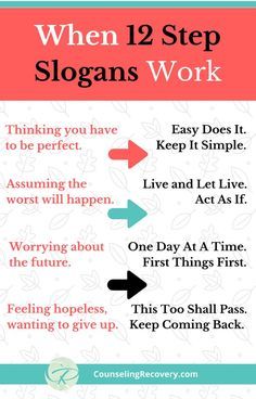 Alanon Slogans, Alanon Quotes, 12 Step Slogans, Codependency Recovery, Al Anon, Quotes Work, 12 Steps Recovery, Relapse Prevention, Celebrate Recovery