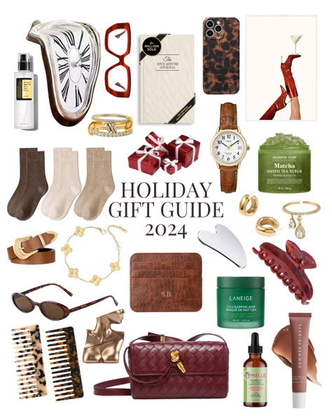 Holiday gift guide with Christmas list inspiration and wishlist ideas for everyone on your list. Perfect for finding holiday gifts and seasonal inspiration! Mothers Christmas Gift Ideas, Gift Ideas For Fashion Lovers, Cute Gifts For Mom Christmas, Gift Guide Amazon, Gifts For In Laws Christmas, Christmas Gift Guide For Women, Moms Christmas Gifts Ideas, Amazon Gift Guide For Her, Gift Guides For Women