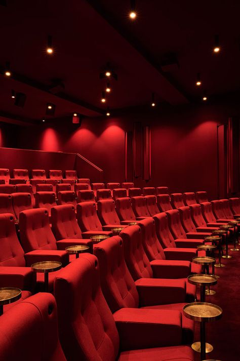 Small Recording Studio, Cinema Theme, Private Cinema, Sala Cinema, Movie Hall, Cinema Architecture, Community Hall, Theatre Inspiration, Cinema Design