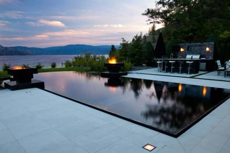 75 Infinity Pools, No Boundary Swimming Spaces with Great Views Moderne Pools, Luxury Swimming Pools, Infinity Pools, Urban Interiors, Modern Properties, Luxury Pools, Modern Pools, Pools Backyard, Dream Pools