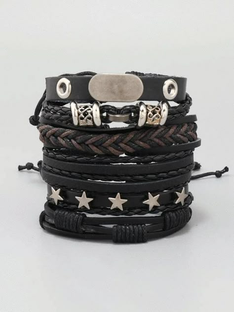 Alt Bracelets, Grunge Bracelets, Goth Bracelets, Emo Bracelets, Punk Bracelets, Music Note Bracelet, Guitar Bracelet, Leather Bracelets For Men, Cool Bracelets