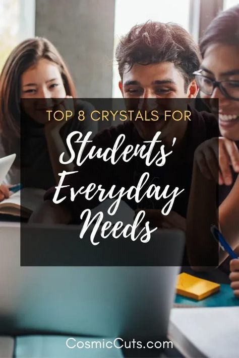 Students need all the support they can get. Whether you are a college student or if you are a parent shopping for your elementary student, these crystals for students make great choices. #crystalsforstudents #healingstonesforstudents https://cosmiccuts.com/blogs/healing-stones-blog/crystals-for-students Crystals For College Students, Healing Crystals Decor, Crystals Meanings, Positive Energy Crystals, Crystal Magick, How To Make Crystals, Healing Crystals Meanings, Positive Energy Quotes, Lucid Dream