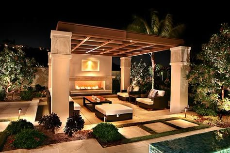 Urban22-ViaSubida(4045)c | 18 Pointe Monarch | Jeri Koegel | Flickr Pergola Modern, Contemporary Patio, Casa Country, Outside Living, Backyard Living, Dream Backyard, Outdoor Living Spaces, Outdoor Living Areas, Outdoor Fireplace