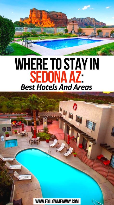 Where To Stay In Sedona AZ: Best Hotels And Areas Sedona Arizona Resorts, Places To Stay In Sedona Az, Sedona Arizona Places To Stay, Sedona Arizona With Kids, Sedona Girls Trip, Where To Stay In Sedona Arizona, Sedona Places To Stay, Best Places To Stay In Sedona Arizona, Sedona Resorts