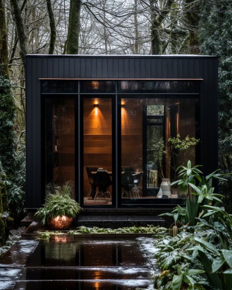 Looking for some warming garden cabin inspiration? AI-powered design; all our ideas are fully buildable, based on tried & tested designs - see our website portfolio for finished builds. ⁠ #intothegardenroom #gardenroom #gardenextension Outdoor Garden Rooms Ideas Spaces, Garden Room Office, Garden Room Interiors Ideas, Garden Office Ideas Interiors, Garden Studio Interior, Garden Studio Ideas, Small Garden Room Ideas, Garden Cabin Ideas, Tiny House Garden