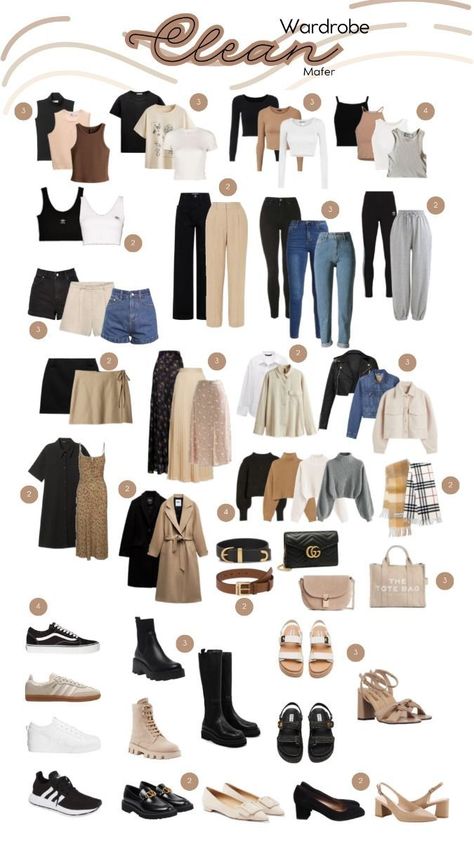 Essentials Women Outfit, Scandinavian Fashion Capsule, Late Summer Capsule Wardrobe, Minimalist Neutral Outfits, Capsule Wardrobe Sporty Casual, Neutral Color Palette Outfit, 38 Years Old Woman Style, Beige Capsule Wardrobe, Clean Girl Wardrobe