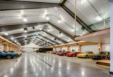 Car Garage Design, Military Bunkers, Big Garage, Luxury Car Garage, Underground Garage, Luxury Garage, Dream Car Garage, Car Museum, Car Showroom