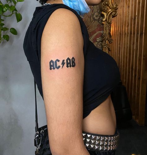 acab tattoo Acab Tattoo, Portland Tattoo, Face Tats, Strawberry Tattoo, Full Leg Tattoos, Clever Tattoos, Cool Piercings, Disney Tattoo, B Tattoo