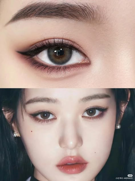 Makeup Big Eyes, Wonyoung Makeup, Russian Makeup, Teknik Makeup, Big Eyes Makeup, Concert Makeup, Anime Eye Makeup, Makeup Life Hacks, Asian Makeup Looks