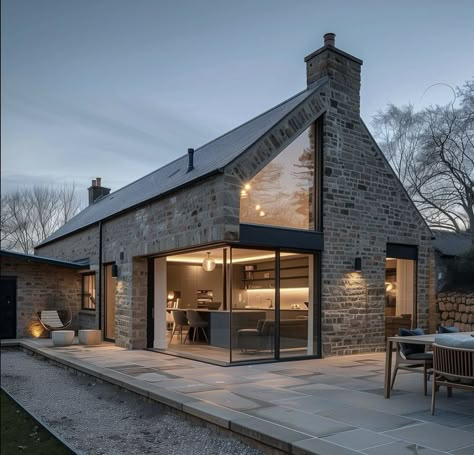 Barn Conversion Exterior, Cottage Extension, Old World Elegance, Irish Houses, Farmhouse Architecture, Cottage Renovation, Modern Barn House, House Extension Design, Architect Design House