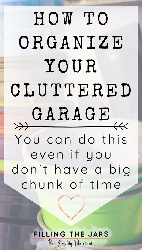 Cluttered Garage, Declutter Garage, Messy Garage, Easy Garage Storage, Garage Hacks, Garage Clutter, Ideas For Organizing, Garage Organization Tips, Garage Organisation