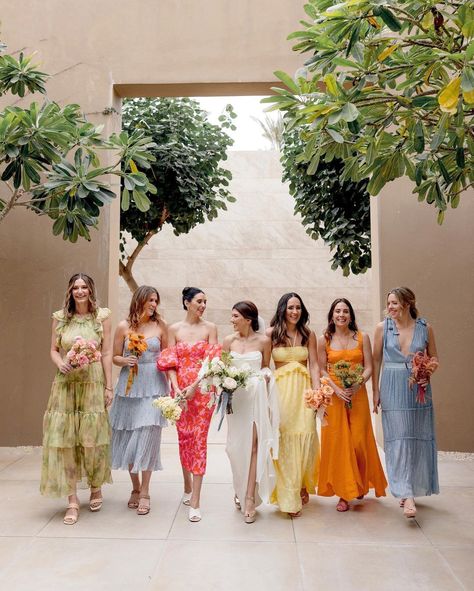 Spring Bridesmaid Dresses, Cabo Wedding, Dress Code Wedding, Bridesmaid Inspiration, Cabo Weddings, Bridesmaid Dress Colors, Garden Party Wedding, Wedding Attire Guest, Wedding Mood