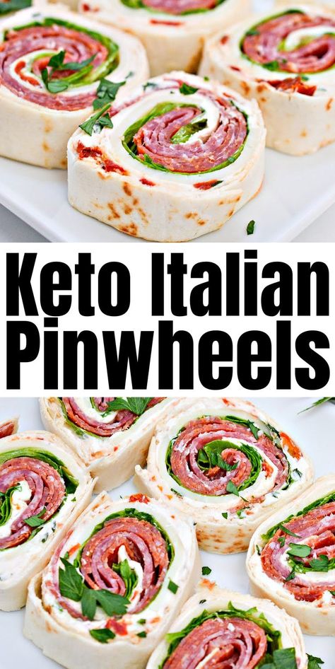 Keto Italian Pinwheels #ketoitalianpinwheels #italianpinwheels Italian Pinwheels, Keto Italian, Low Sugar Diet Recipes, Low Carb Wraps, Low Carb Low Fat Recipes, Digestive Problems, Pinwheel Recipes, Diet Recipes Easy, Low Carb Appetizers