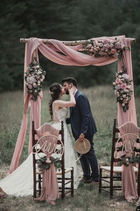 40 Colors Wedding Arch Draping Chiffon Fabric Drapery Wedding - Etsy Chiffon Draping, Curtain Photography, Drapery Wedding, Floating Centerpieces, Wedding Arch Draping, Wedding Drapery, Arch Draping, Rose Petals Wedding, Romantic Backdrop