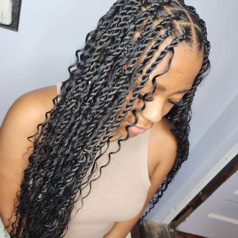 Boho Passion Twists, Bohemian Passion Twist, Boho Braids Hairstyles, Passion Twist Hairstyles, Twist Ideas, Goddess Twist, Boho Braided Hairstyles, Passion Twist Crochet, Twist Cornrows