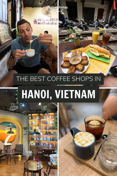 The 11+ BEST coffee shops in Hanoi Hanoi Vietnam Shopping, Best Coffee Shop, Hanoi Vietnam, Cafe Shop, Vietnam Travel, Coffee Shops, Hanoi, Best Coffee, Adventure Travel