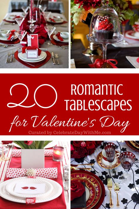 Valentine’s Day Centerpieces Diy, Valentine Table Decorations Ideas Simple, Valentines Day Centerpieces Diy Table Decorations, Valentine’s Day Tablescape, Valentine Table Centerpieces, Valentine’s Day Centerpiece, Valentine Dinner Decorations, Red Table Decorations, Valentines Day Tablescapes