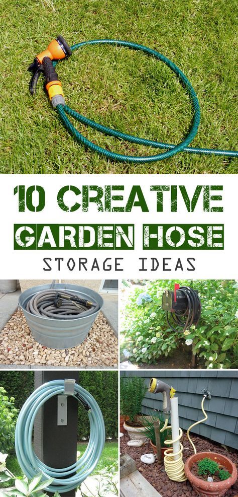 Cool Storage Ideas for the garden hose #Gardening Garden Hose Reel Ideas, Garden Hose Holder Diy, Hose Reel Ideas, Hose Station, Garden Hose Storage Ideas, Recycled Garden Hose, Hose Storage Ideas, Water Hose Storage, Garden Storage Ideas