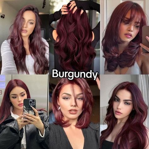 Natural Hair Colors To Dye Your Hair, Red Short Hair, Pelo Color Vino, Longer Layers, Wine Hair Color, Classic Pixie, Textured Pixie, Wine Red Hair, Wine Hair