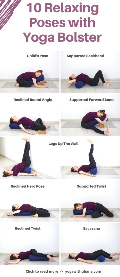 Restorative Yin Yoga, Yoga With Props, Restorative Yoga Sequence, Relaxing Yoga Poses, Yoga Teacher Resources, Yin Yoga Sequence, Yin Yoga Poses, Restorative Yoga Poses, Yoga Bolster