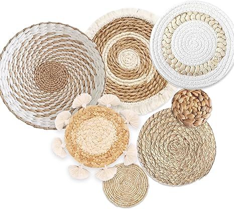 Boho Shower decor Woven Wall Basket Decor, Boho Wall Basket Decor, Rattan Wall Decor, Wall Basket Decor, Wicker Wall Decor, Basket Decor, Wicker Wall, Elegant Wall Art, Boho Room Decor