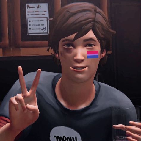 Bisexual flag Warren Life Is Strange, Life Is Strange Pfp, Warren Graham, Life Is Strange Characters, Kate Marsh, Schrodinger's Cat, Arcadia Bay, Life Is Strange 3, Chloe Price