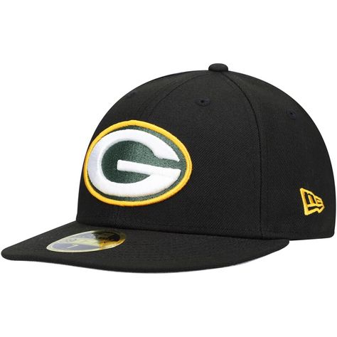 Sport the look of pros with this Green Bay Packers Omaha Low Profile 59FIFTY hat from New Era. It features the Green Bay Packers logo in raised embroidery on the front and team graphics embroidered on the back. In addition, the contoured crown of this fitted cap creates a streamlined look. Green Bay Packers Hat, Packers Logo, Green Bay Packers Logo, 59fifty Hats, Nfl Green Bay, Raised Embroidery, New Era Fitted, Mens Green, Fitted Hat