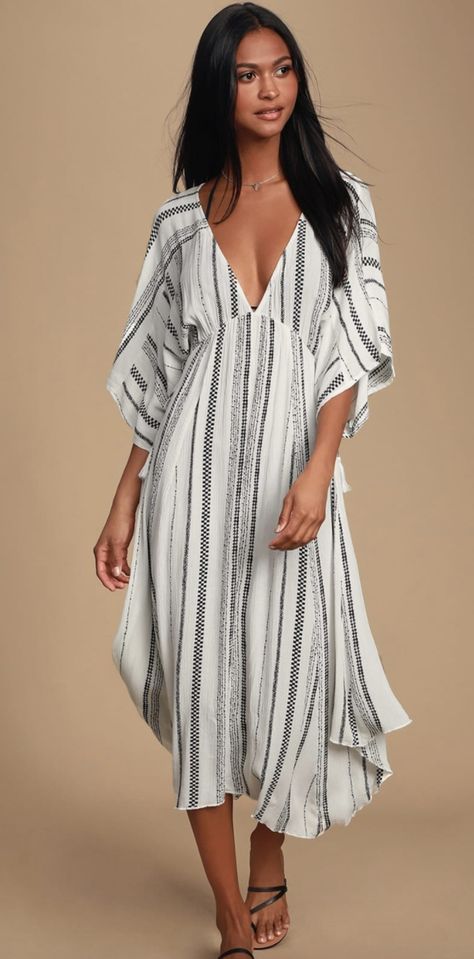 28 best beach cover-ups for 2022 - TODAY Trendy Swimsuit, Beach Trip, Cover Up, Black And White, White, Black