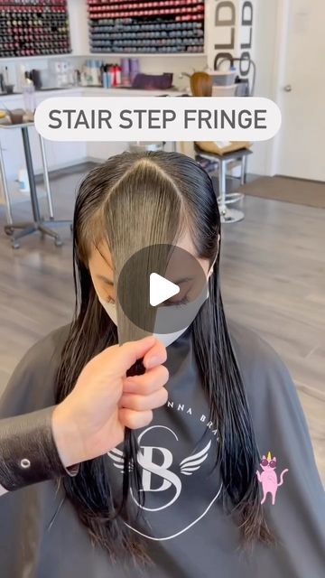 How To Cut A Fringe At Home, Selena Gomez Bangs Fringes, Diy Long Curtain Bangs, Curtain Bangs Diy Cut, How To Cut Long Bangs At Home, How To Cut Side Bangs Step By Step, Fringe Bangs Diy, How To Bangs, Diy Long Bangs