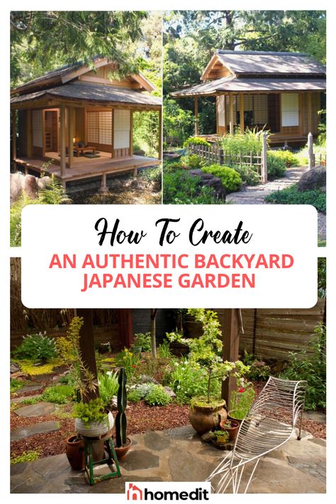 Finding the right landscape for your backyard can be difficult. There are many different designs to choose from and it’s important that everything works well together. One of these design options is the backyard Japanese garden. Here's how. Japanese Style Garden Backyards, Backyard Japanese Garden Ideas, Japanese Garden Layout, Japanese Garden Diy, Japanese Backyard Ideas, Japanese Garden Design Layout, Backyard Japanese Garden, Diy Japanese Garden, Japanese Courtyard Garden