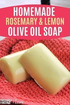 Goat Milk Shea Butter Soap Recipe, How To Make Olive Oil Soap, Olive Oil Melt And Pour Soap Recipes, Rosemary Soap Recipes, Lemon Soap Recipe, Olive Soap Recipe, Moisturizing Soap Recipe, Olive Oil Soap Recipe, Essential Oil Soap Recipe