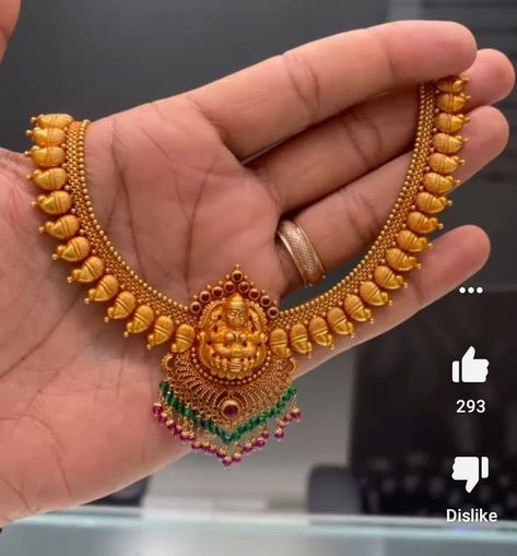 Simple Gold Long Necklace Designs, Neckless Gold Jewelry Indian, Antic Jewellery Designs, 20grams Gold Necklace Designs, Neckless Gold Jewelry, Short Gold Necklace, Fashion Jewelry Necklaces Gold, Simple Necklace Designs, Wedding Jewellery Designs