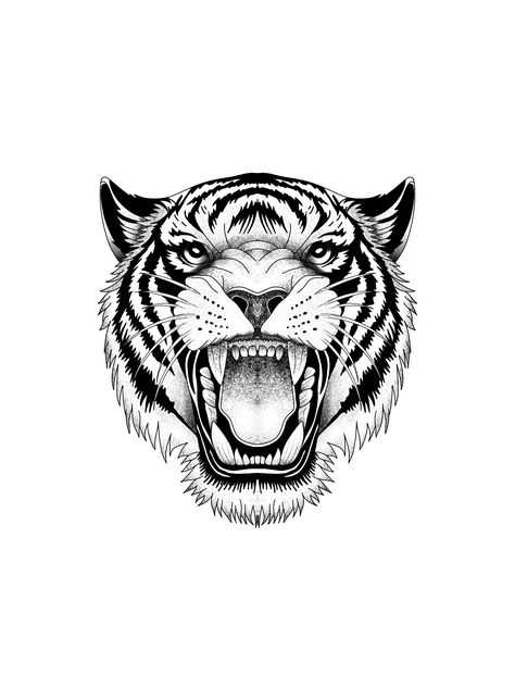 Tiger Tattoo Meaning, Tiger Hand Tattoo, Tiger Face Tattoo, Chest Tattoo Stencils, Tiger Head Tattoo, Animal Sleeve Tattoo, Card Tattoo Designs, Tiger Tattoo Design, Chicano Style Tattoo