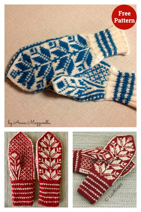 Norwegian Mittens for Mimi Free Knitting Pattern Fair Isle Knitting Patterns Free Mittens, Norwegian Mittens Pattern Free, Scandinavian Mittens Pattern Free, Colorwork Mittens Free Pattern, Free Nordic Knitting Patterns, Icelandic Mittens Pattern Free, Nordic Mittens Pattern Free, Scandinavian Knitting Patterns Free, Polish Knitting Patterns