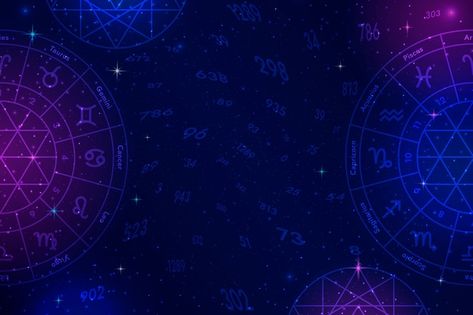 Free vector gradient numerology backgrou... | Free Vector #Freepik #freevector #numerology #mix #illustration-background #abstract-illustration Celestial Tapestry, Thumbnail Background, Background Ppt, Astrology Predictions, Break Bad Habits, Lunar Cycle, Have Faith In Yourself, Party Photo Booth, Backgrounds Free