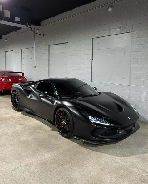 ferrari f8 tributo Ferrari Car Black, Ferrari F8 Tributo Black, Ferrari F8 Black, Black Ferrari Aesthetic, F8 Ferrari, Matte Black Ferrari, Ferrari 458 Italia Black, Black Luxury House, Ferrari F8 Spider