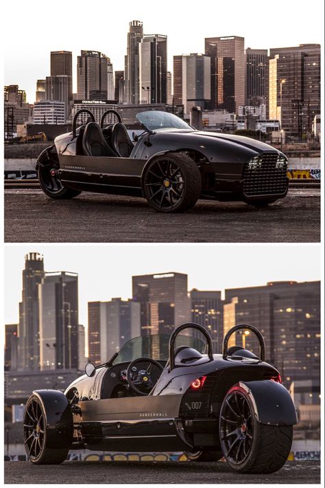 Vanderhall Car, Slingshot Car, Electric Car Design, Purple Motorcycle, Three Wheel Motorcycles, Three Wheeled Car, Trike Bicycle, Polaris Slingshot, Car Sit