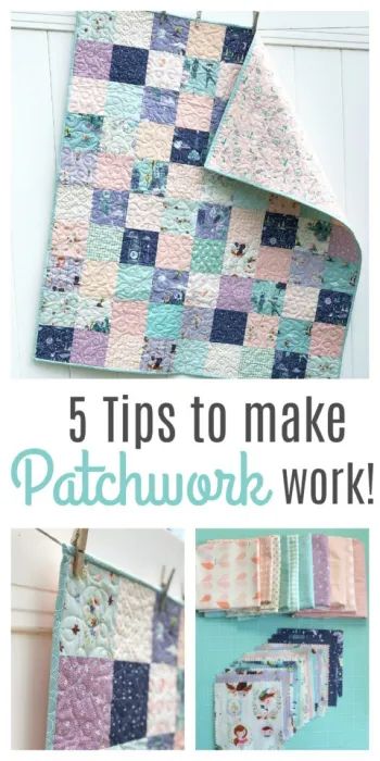 Tips for Using your Fabric Stash to Make Great Patchwork Quilts Patchwork Quilts For Beginners, Quilting Methods, Beginning Quilting, Charm Pack Quilt, Patchwork Blanket, Beginner Quilt Patterns, Applique Quilting, Patchwork Quilt Patterns, Diy Quilt