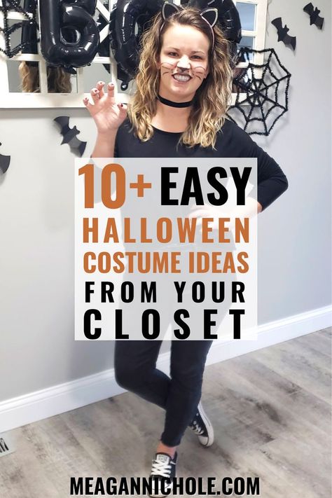 Costume Ideas From Your Closet, Quick Diy Halloween Costumes, Diy Adult Halloween Costumes, Easy Halloween Costume Ideas, Easy Halloween Costumes For Women, Fashion Costume Halloween, Quick Halloween Costumes, Quick Costumes, Halloween Costumes For Work