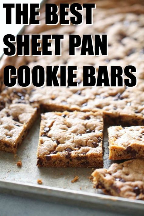 Blueberry Dishes, Sheet Pan Cookie Bars, Chocolate Chip Cookie Bar, Chocolate Chip Cookie Bar Recipe, Pan Cookies, Six Sisters Stuff, Blueberry Coffee, Chocolate Chip Bars, Six Sisters