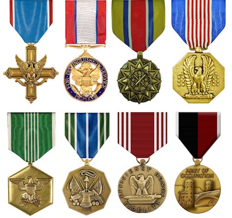 Army Medals Ranked In Order - Operation Military Kids Air Force Medals, Us Army Badges, Army Ribbons, Army Medals, Mountain Man Rendezvous, Military Awards, Military Decorations, Army Images, Army Reserve