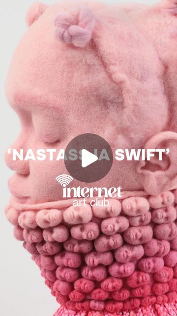 Internet Art Club on Instagram: "🛜Discover the tactile tapestry of spirituality and history woven by @nastassjaebony Her wool portraiture invites you on a journey through culture and identity. 🎨
.
.
.
Check @internet.artclub for more!❤️
#art #aesthetic #wool #sculpture #crochet #woolart #artist #fiber #traditionalart #internetartclub #sculpt #artinstallation #artcollector" Crochet Sculpture Art, Sunflower Granny Square Pattern, Sunflower Granny Square, Felted Sculpture, Wool Sculpture, Fiber Sculpture, Internet Art, Wool Art, Silk Yarn