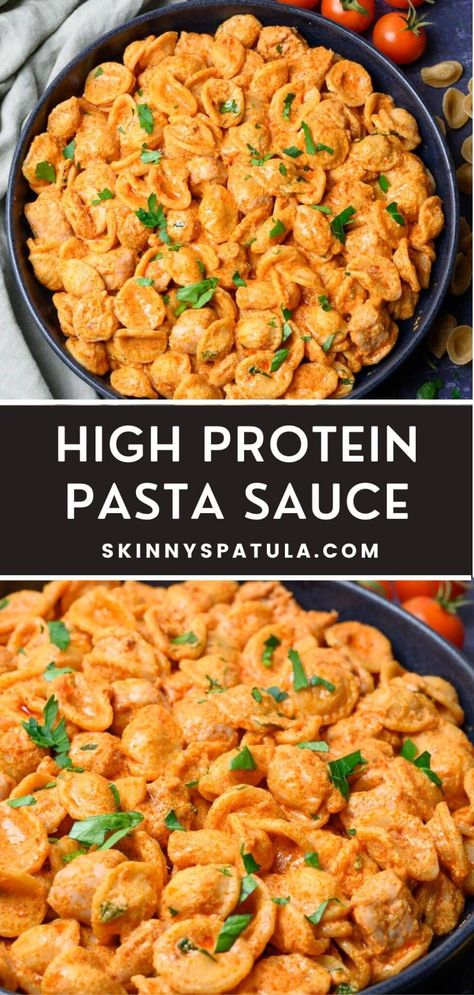 High Protein Cottage Cheese Pasta Sauce  – Skinny Spatula High Protein Low Cal Lunch Ideas, Cottage Cheese Supper Ideas, Healthy Low Cal High Protein Meals, Healthy Lunch Ideas High Protein, Low Cal Pasta Recipes, High Protein Pasta Sauce, Protein Pasta Sauce, Cottage Cheese Lunch Ideas, Low Cal Lunch Ideas