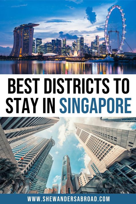 Wondering where to stay in Singapore? Here are the 7 best areas to stay in Singapore with pros & cons and hotel recommendations for each area! Singapore travel | Singapore travel tips | Best places to stay in Singapore | Best hotels in Singapore | Singapore hotels | Singapore luxury hotels | Singaporetravel tips | Singapore travel planning | Singapore hotels with pool | Singapore travel guide | Singapore hotels with views Asia Travel Destinations, Singapore Things To Do, Singapore Travel Tips, Singapore Guide, Singapore Itinerary, Travel Singapore, Raffles Hotel, Things To Do In Singapore, Singapore Hotels