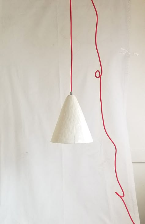 Pendant Light With Cord, White Cone Pendant Light, Ceramic Hanging Lamp, Plug In Pendant Light Living Room, Hanging Plug In Light Fixtures, Plug In Pendant Light Bedroom, Plug In Ceiling Light, Spain Bedroom, Hanging Pendant Lights Bedroom