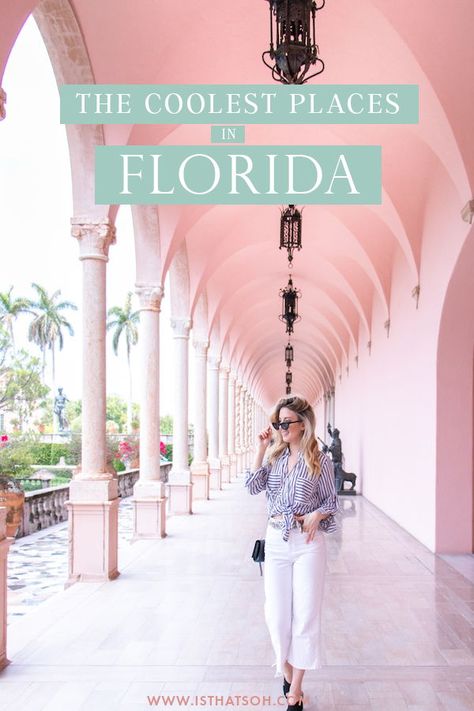 Planning a Florida getaway but not sure where to go?! There are so many incredible destinations in Florida that picking the right one for a holiday isn't exactly an easy task, so I decided to round up the most magical destinations in Florida so you can narrow down that list and start planning! #Florida #USA #Miami Places To Visit In Florida, Florida Travel Destinations, Florida Getaway, Usa Miami, Florida Adventures, Places In Florida, Usa Travel Guide, Usa Travel Destinations, Florida Usa