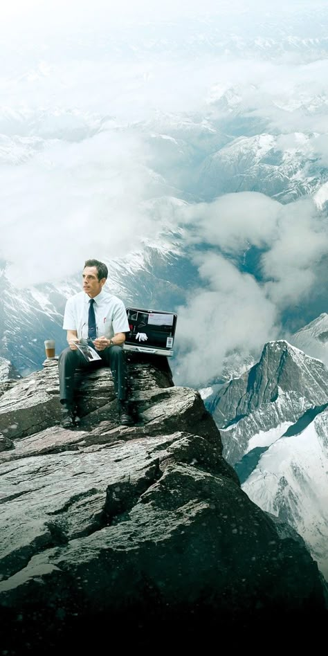 Mitty Movie, Secret Life Of Walter Mitty, Wallpapers For Phone, Life Of Walter Mitty, Walter Mitty, Vaporwave Wallpaper, Movie Shots, Movie Lines, Movie Wallpapers