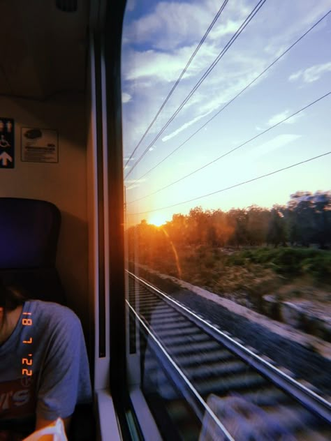 Train Trip Aesthetic, Train Travel Aesthetic, 2023 Memories, Kochi Metro, Aesthetic Trip, Aesthetic Train, Journey Pictures, Transport Hub, Train Photo